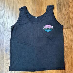 Vintage 80’s Distressed Screen Stars Myrtle Beach Retro Tank Top  Size: Large
